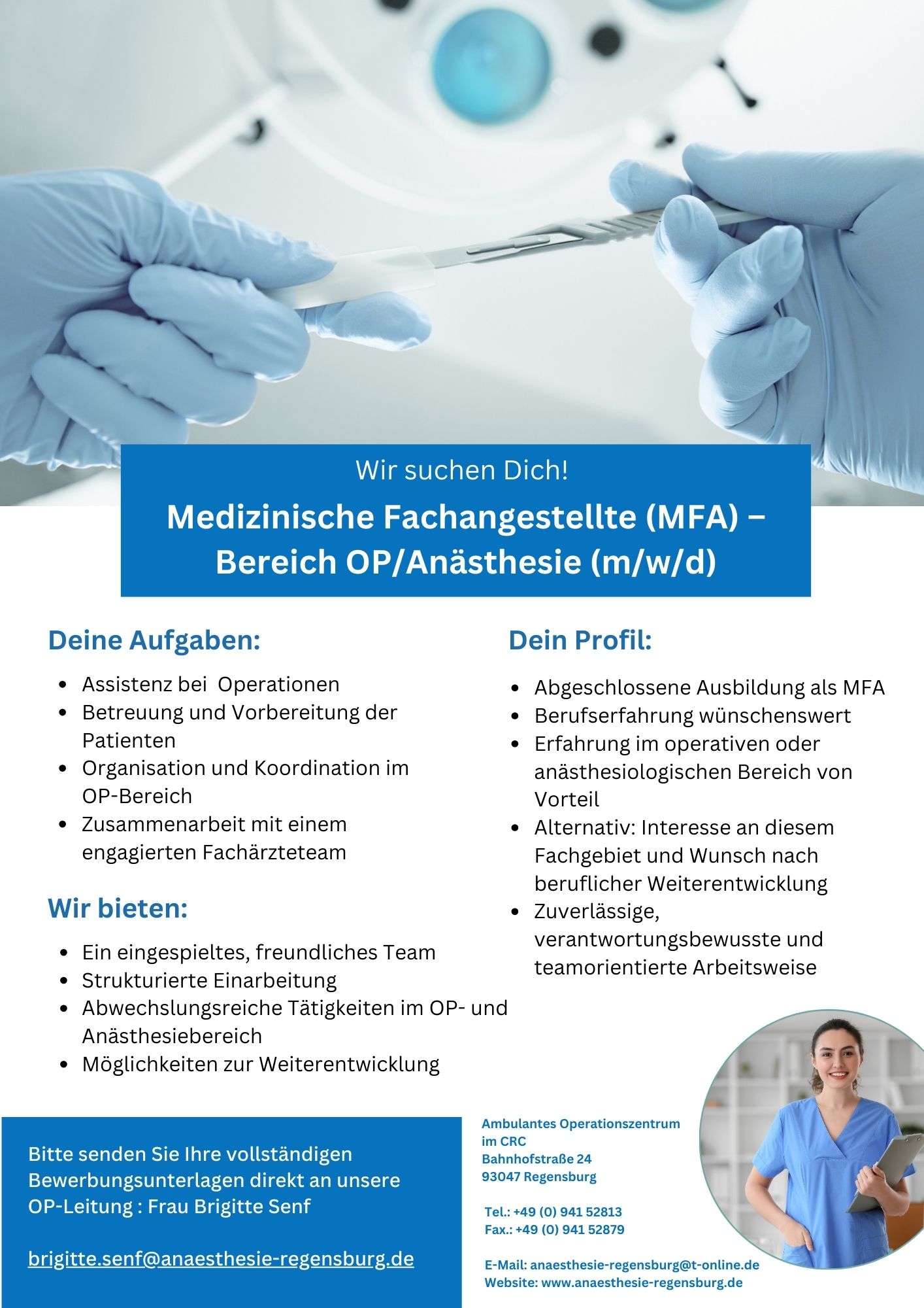 MFA Ambulantes OP Zentrum Regensburg 