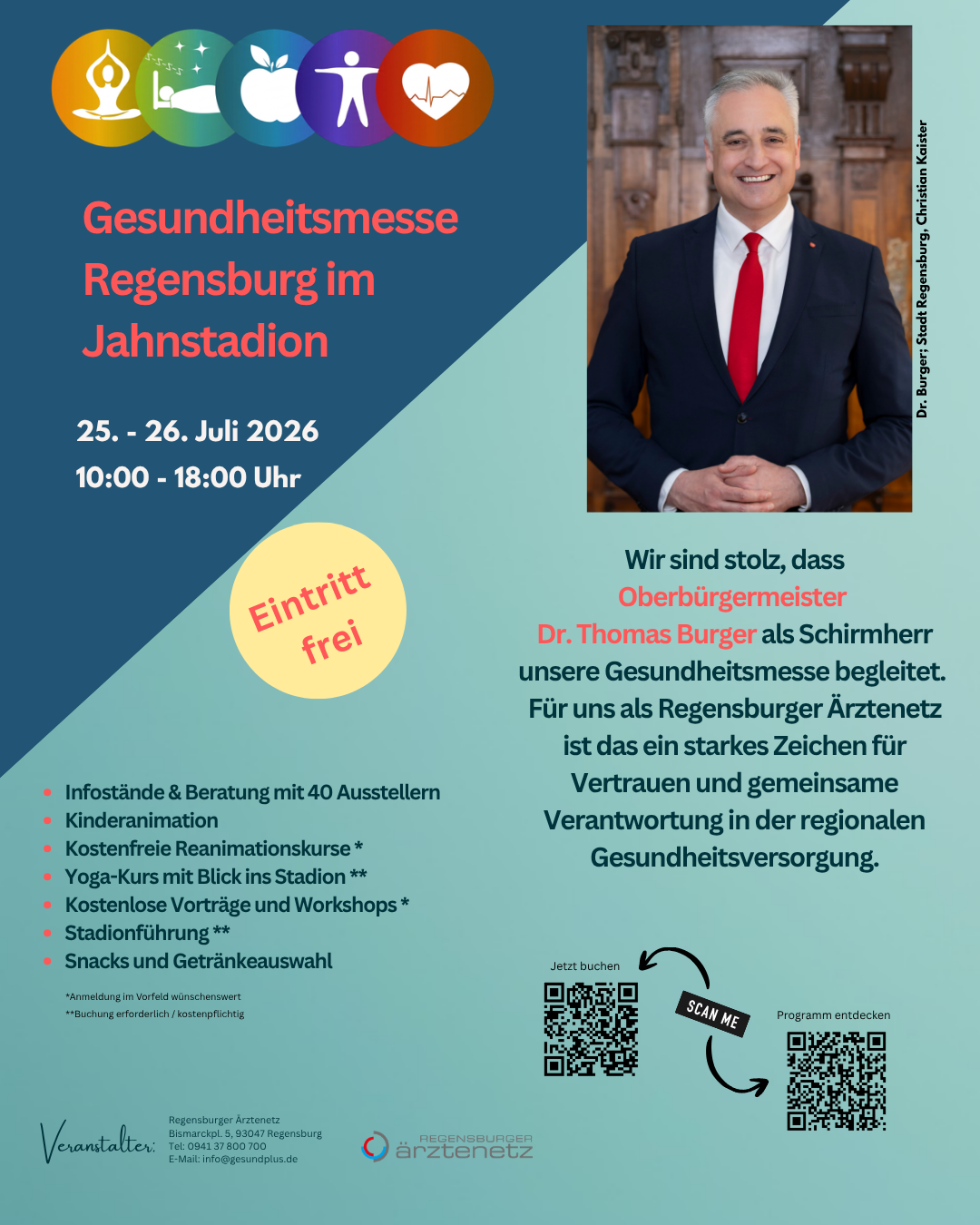 OB Hr. Burger Instagramm Gesundheitsmesse 2026 