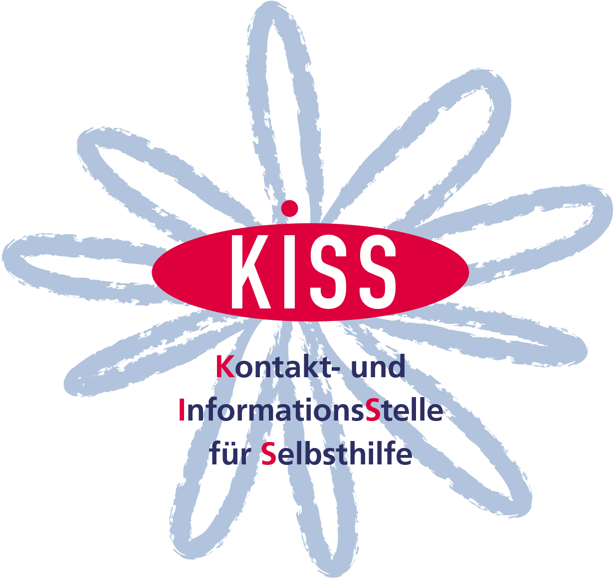 kiss logo blume pfade normal schriftzug lang